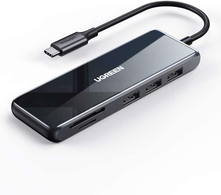 HUB USB-C z HDMI 4k 60Hz, 3x USB 3.0, SD/Micro SD (np. do MacBooka) @ Amazon