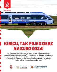 Specjalne pociągi do Hamburga i Dortmundu [EURO 2024] 54.90€ w dwie strony [dla wszystkich]