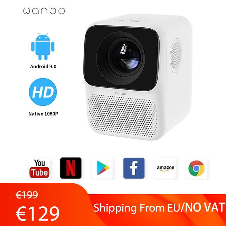 Projektor Wanbo T2 MAX 1080P Global z Android 9.0