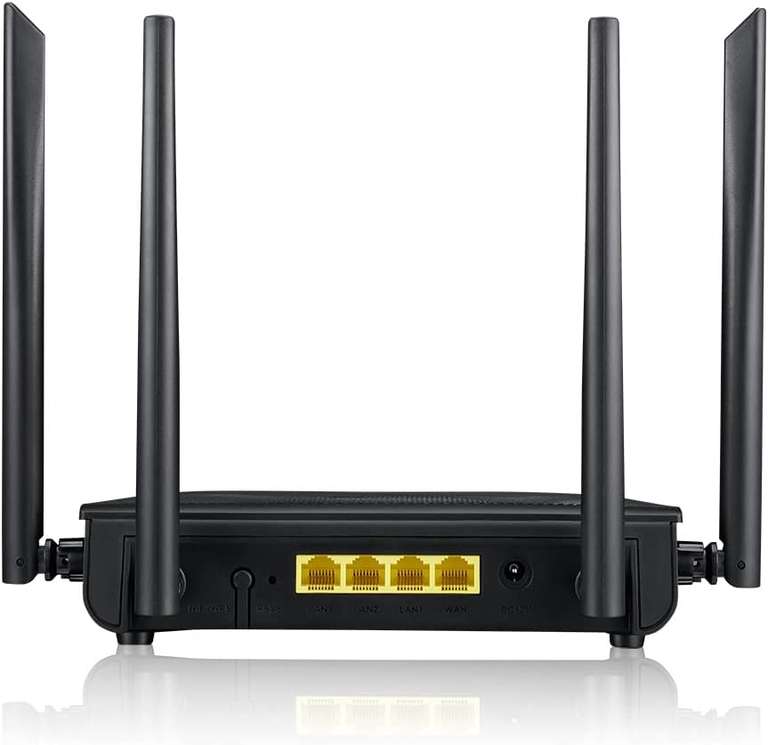 Zyxel Router WiFi 6 AX1800 — dwupasmowy gigabitowy router bezprzewodowy (NBG7510)