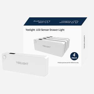 Lampki YEELIGHT YLCTD001 -4pc Drawer Light Drawer Light LED drawer light with Motion Sensor (4 sztuki), dostawa 0zł z prime