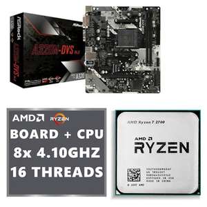 [DE] Procesor AMD Ryzen 7 2700 8x4.10GHz CPU AM4 Asrock A320M-DVS Board zestaw 149.90€
