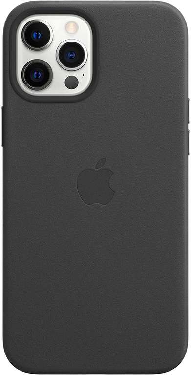 Apple Skórzane etui z MagSafe do iPhone’a 12 Pro Max – czarne