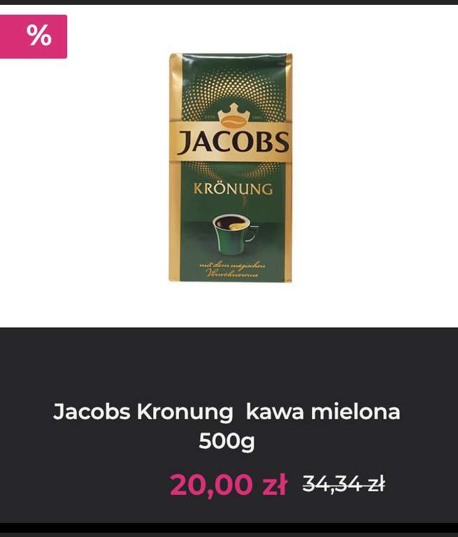 JACOBS Kawa mielona 500g