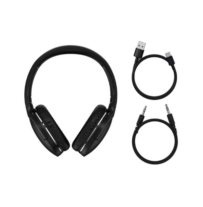 Baseus D02 Pro czarne bezprzewodowe słuchawki Bluetooth 5.3 10.65$/45.06zł