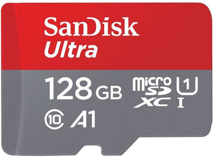Karta pamięci SanDisk Ultra 128GB 140 MB/s microSDXC SDSQUAB-128G-GN6MA