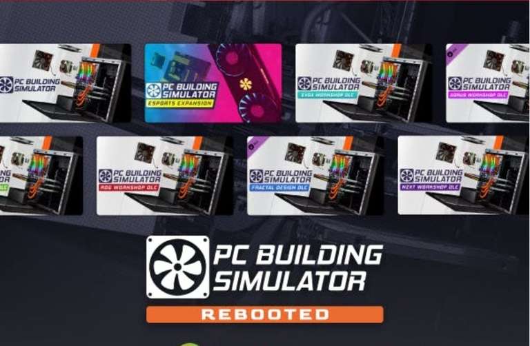 PC Building Simulator Rebooted Bundle - Gra + 9 DLC (PC, Steam) w 3 progach od 4,56zł do 42zł @ Humble Bundle