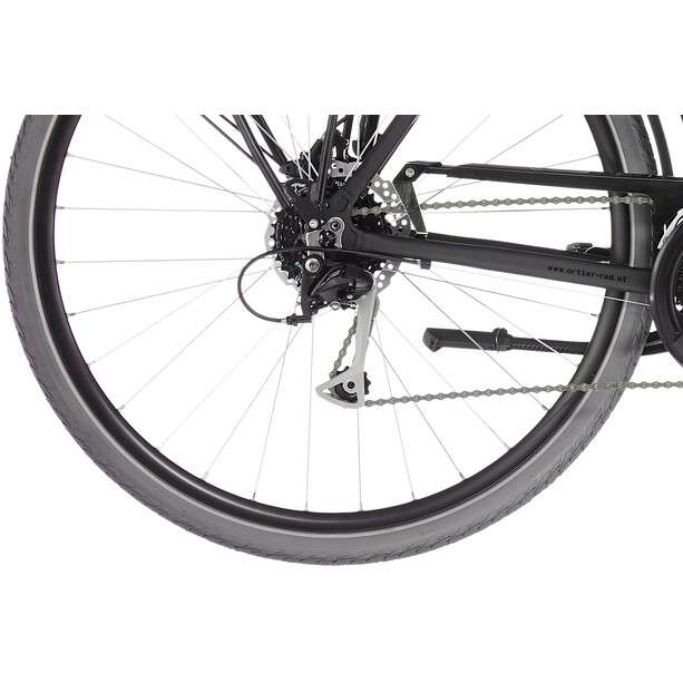 rower trekkingowy Ortler Saragossa, czarny, rozm. ramy: 52 i 56 cm na dojazdy do pracy i wycieczki