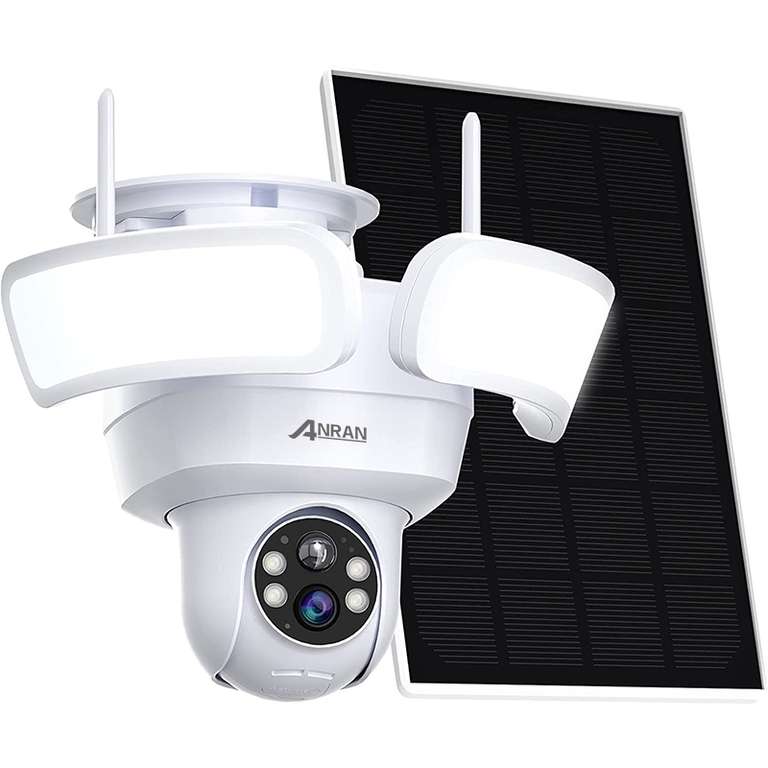 Kamera bezpieczeństwa ANRAN F1 Pro 2K z reflektorem słonecznym