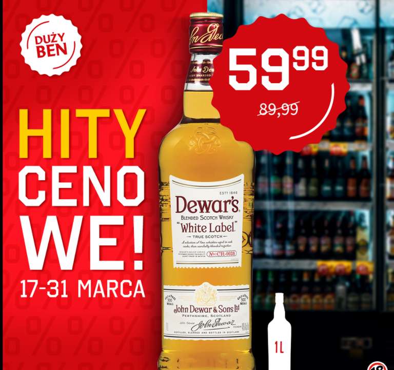 Whisky Dewar's White Label 1LITR / Duży Ben Market