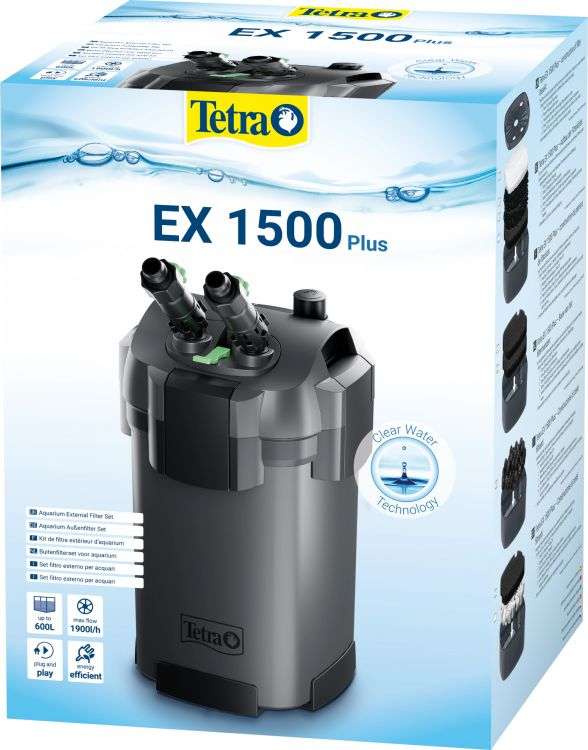 Tetra Ex 1500 Plus Filtr Zewnętrzny do akwarium