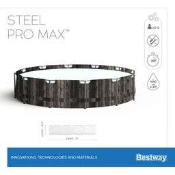 Basen stelażowy Bestway 366x100 cm Steel Pro Max 5614X