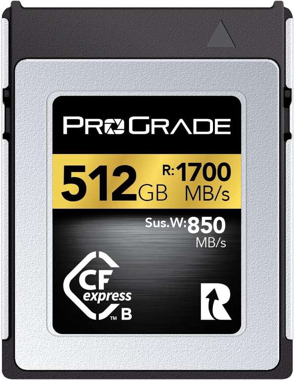 Karta pamięci ProGrade Digital 512 GB CFexpress typu B (ZŁOTA) - Prime