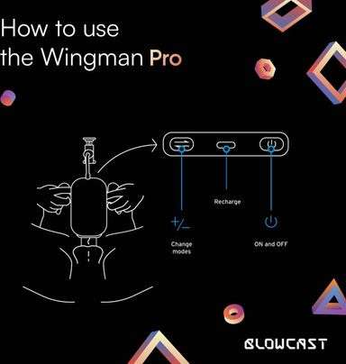 Automatyczny masturbator Blowcast Wingman Pro