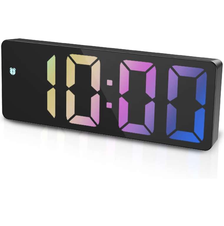 Cyfrowy budzik, zegar LED ze wskazaniem temperatury