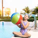Nadmuchiwane piłki wodne Jumbo 61 cm na basen, plażę, letnie imprezy i prezenty, opakowanie 12 piłek