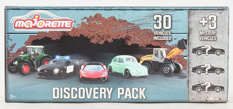 Majorette Discovery zestaw 30 aut + 3 specjalne