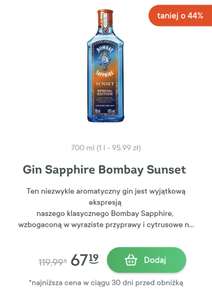 Gin Bombay Sapphire Sunset 700ml JUSH