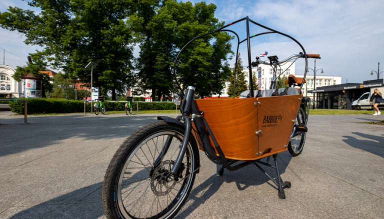 Od czerwca w Toruniu wypożyczymy (max do 2 tygodni) elektryczne rowery cargo do przewozu zakupów, dzieci za darmo