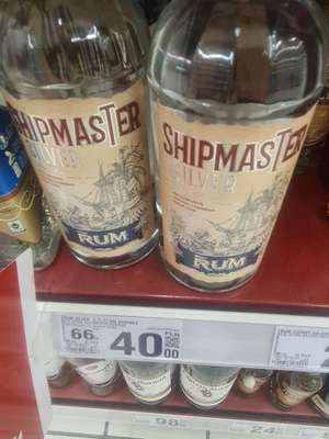 Rum Shipmaster Silver 37,5%, 0,7l, spirit drink Ching Shih, 32%,0,7 l z piratką, dowódcą Ching Shi + wódka + wino [zbiorcza] w Auchan