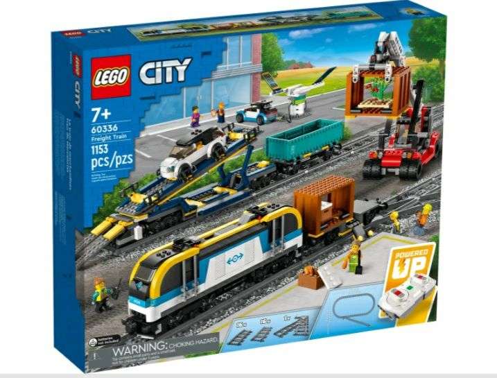 LEGO 60336 City - Pociąg towarowy