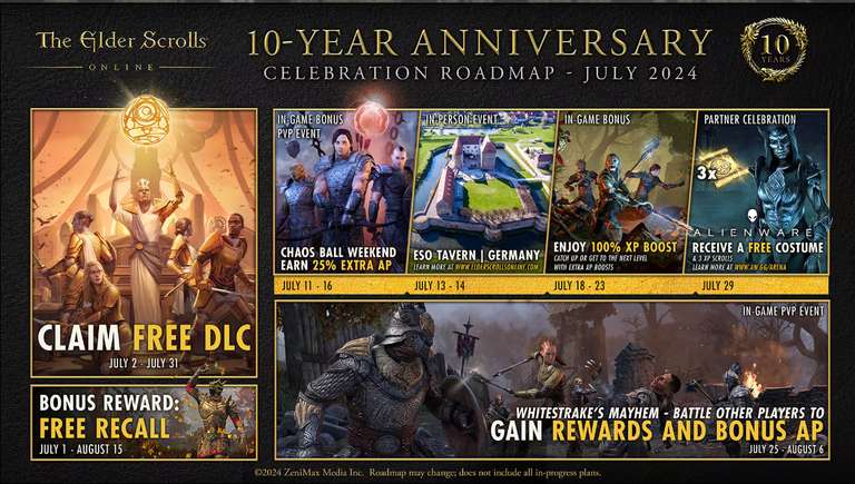 Dodatek The Elder Scrolls Online i wiele innych nagród w lipcu