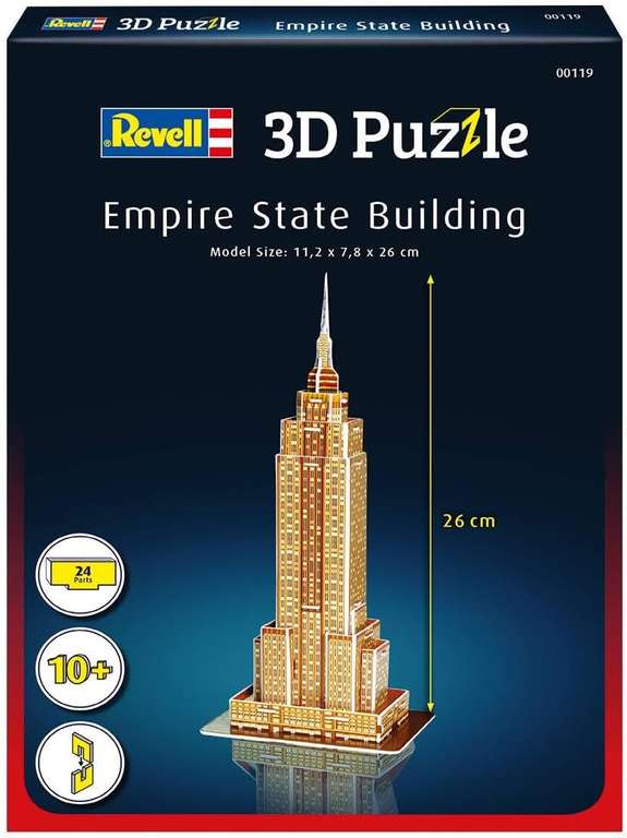 Puzzle 3D Revell RV 3D-Puzzle Empire State Buildin(zbiorcza)