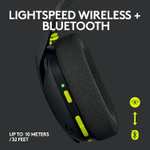 Słuchawki bezprzewodowe Logitech G435 Lightspeed gamingowe czarne