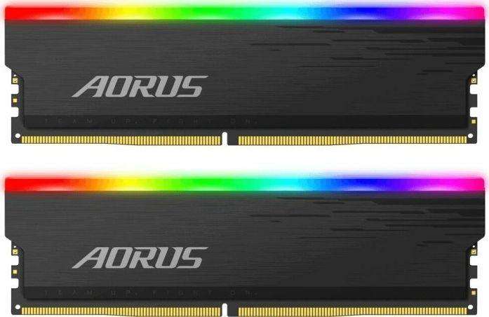 Pamięć Gigabyte AORUS RGB, DDR4, 16 GB, 3333MHz, CL18 (GP-ARS16G33