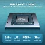 Mini PC GXMO U58 AMD Ryzen 7 5800U $ 359