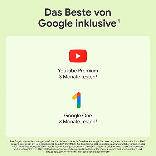 Smartfon Google Pixel 7 –128 GB - Obsydian, WHD stan bdb [ 406,63 € + wysyłka 5,99 € ] Amazon DE