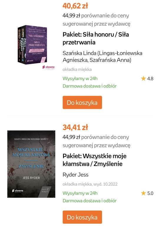 Pakiety książek Empik - nawet 6 książek za 30 zł