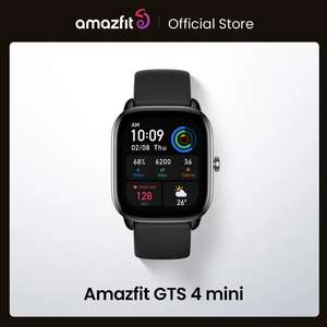 Smartwatch Amazfit GTS 4 Mini | Wysyłka z CN | $70.70 @ Aliexpress