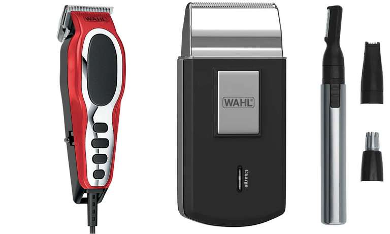 Promocja na Wahl w al.to, np. Zestaw Close Cut Pro Red, Travel Shaver, Nose Trimmer Micro za 129 zł