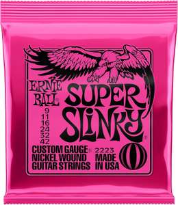 Ernie Ball Super Slinky Nickel Wound Electric Guitar 6 strun (Struny do gitar elektrycznych)