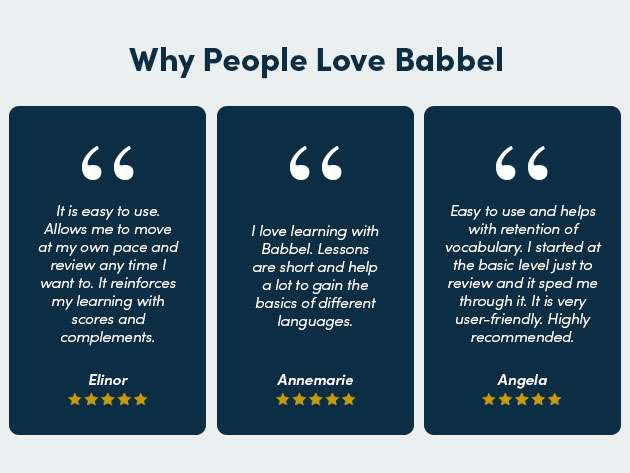 Babbel - dożywotnia subskrypcja - nauka 14 języków - na zawsze!!!