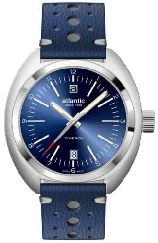 Zegarek męski ATLANTIC TIMEROY niebieski i czarny