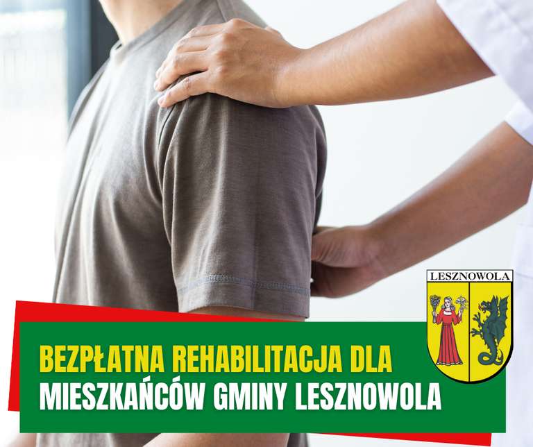Bezpłatna rehabilitacja dla mieszkańców Gminy Lesznowola