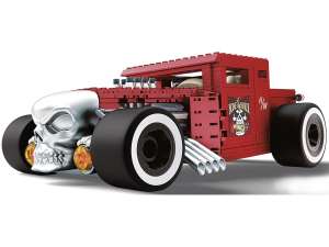 Hot Wheels Mega Construx Bone Shaker HBD50, 904.elementowy samochód zabawka z klocków- dla dzieci
