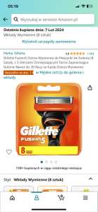 Gillette fusion 5 ostrza 8 sztuk