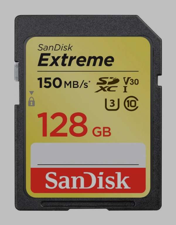 SanDisk 128GB SDXC Extreme zapis 70MB/s odczyt 150MB/s