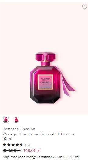 Victoria's Secret perfumy 50% taniej stacjonarnie i online
