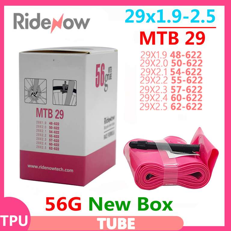 4szt ultralekkie detki rowerowe MTB 29" x 1.9 - 2.5 z TPU (termoplastyczny poliuretan) RideNow Race Formula