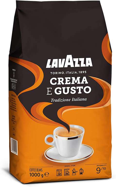 Kawa Ziarno Lavazza Crema E Gusto, 1 Kg - ponownie dostępna na Amazon. Darmowa dostawa.