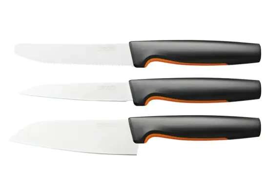 Zestaw trzech noży Fiskars 1057556 za 60zł @ Media Markt