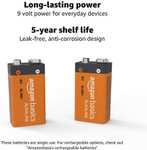 24 szt baterii alkalicznych 9V, Amazon Basics, 3,88zł/sztuka lub wersja C 1,5V za 79zł (za 24szt - 3,29 za 1 szt)