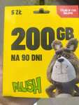 Dodatkowy net w Plush na kartę! Nawet 500 GB ekstra za jedyne 35 zł jednorazowo - do 180 dni!
