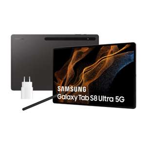 Tablet Samsung Galaxy Tab S8 Ultra 5G 12/256GB + Ładowarka | Amazon | 964,69€