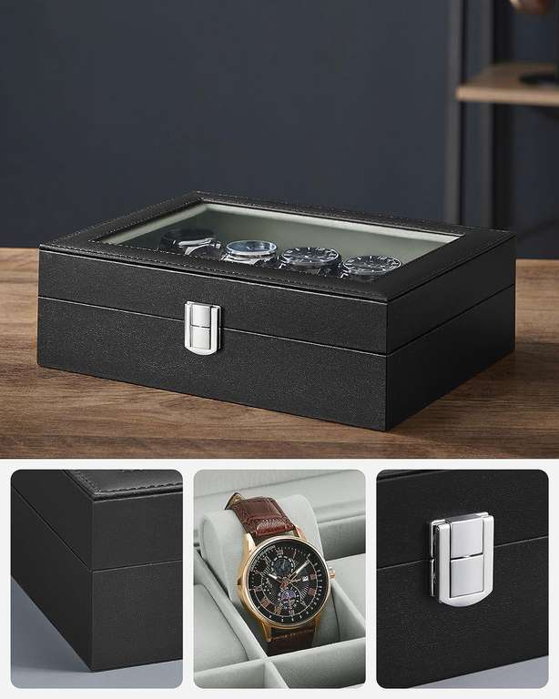 Pudełko na zegarki Songmics na Amazon Prime