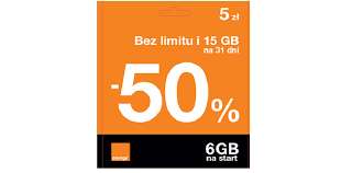 Orange na Kartę - do 468,5 GB + minuty/SMS/MMS bez limitu na 3 miesiące za 30 zł!